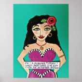 ポスター – 「私？朝の人間か？」 (正面)