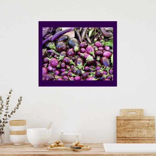 ポスター – 紫の野菜 (キッチン)