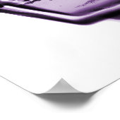 ポスター – 紫リラックスX線骨格浴時間 (角)