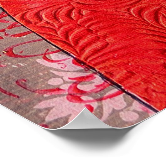 ポスター:赤いドレスのアデライン ポスター (角)