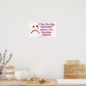 ポスター – 「遅れる」と言うと人が痛む (キッチン)