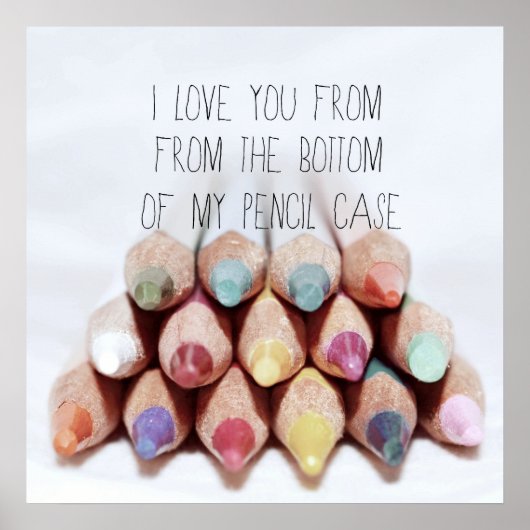 ポスター…鉛筆ケース ポスター (正面)