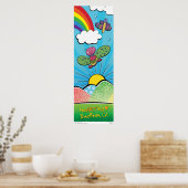 ポスター – 雨を愛する – Buelton.Art (キッチン)