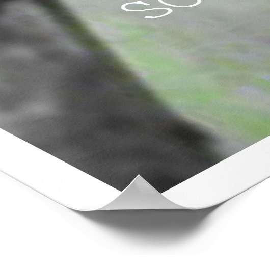 ポスター、雨滴付き大きなひまわりインスピレーション ポスター (角)