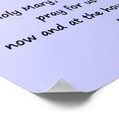 ポスター～雹メアリー～さまざまなサイズ&紙在庫 ポスター (角)