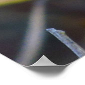 ポスター – 青いトンボ (角)