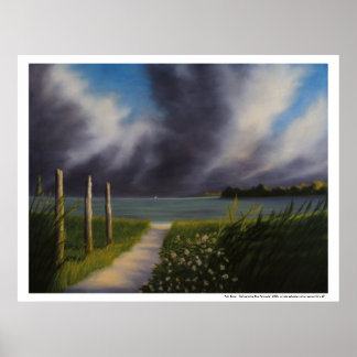 ポスター：「青い半島へのセーリング」 ポスター