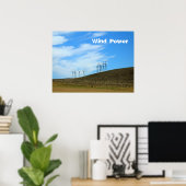 ポスター – 風力発電所 (ホームオフィス)