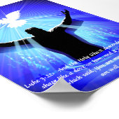 ポスター – 鳩のようなイエスと聖霊 (角)