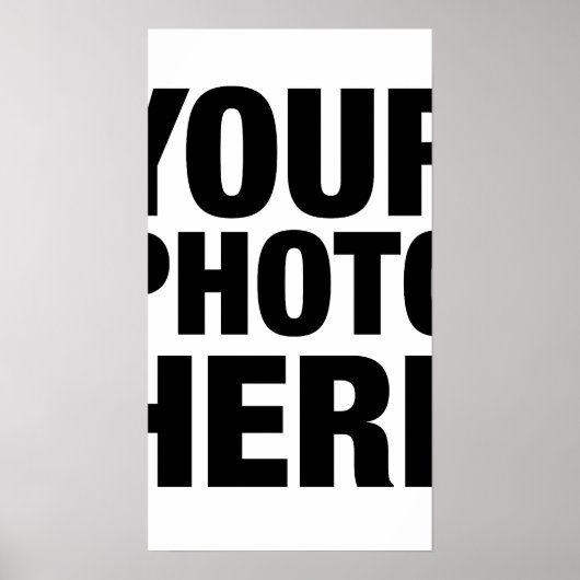 ポスター – 12.5 x 23 (ポートレート)、半光沢仕上げ (正面)