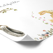 ポスター(15,2 x 15,2cm) – ハッピーラビット ポスター (角)