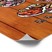 ポスター – 16 x 20 – ウィスコンシン晩餐クラブの地図 (角)