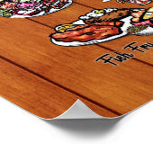 ポスター – 16 x 20 – ウィスコンシン晩餐クラブの地図 (角)