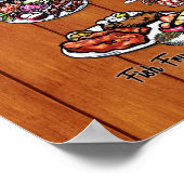 ポスター – 16 x 20 – ウィスコンシン晩餐クラブの地図 (角)