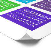 ポスター.1x1エインマレインMathematik Lernhilfe Kinder ポスター (角)