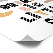 ポスター(20,3 x 25,4 cm) – ゾウ ポスター (角)