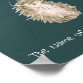 ポスター(20,3 x 25,4 cm) – バルーン付きハリネズミ ポスター (角)