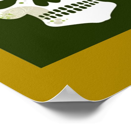 ポスター – 8スカル (角)