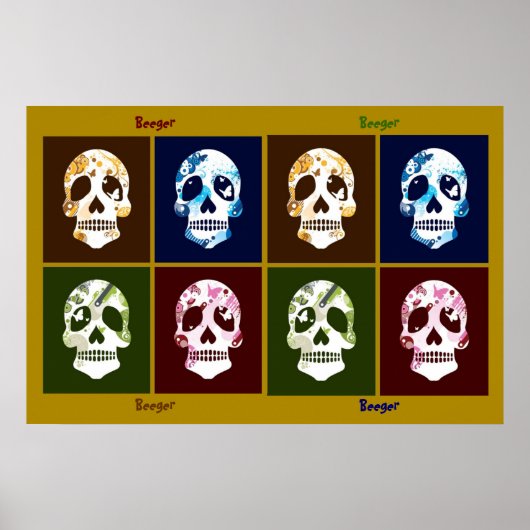 ポスター – 8スカル (正面)