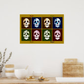 ポスター – 8スカル (キッチン)