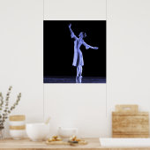 ポスター： Ballerina Blue ポスター (キッチン)