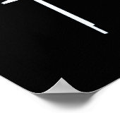 ポスター – Bedtime X-rayスケルトンブラックブルー (角)