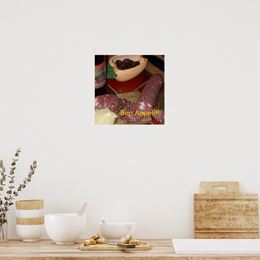 ポスター:"Bon Appetit! ポスター (キッチン)