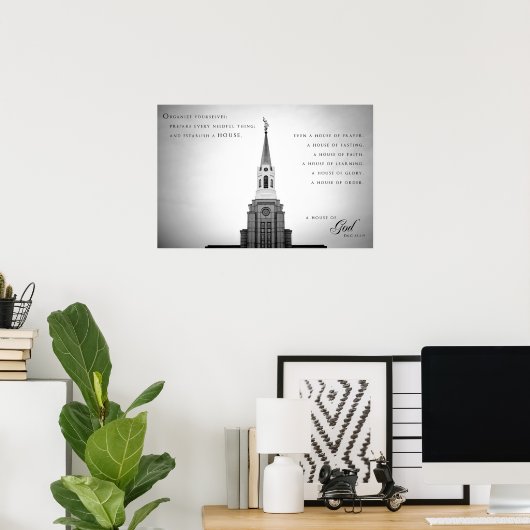 ポスター – Boston Massachusetts LDS Temple 2 (ホームオフィス)