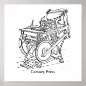 ポスター – Chandler and Price letterpress (正面)