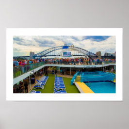 ポスター | Cruise Ship Sydney Harbor Bridge