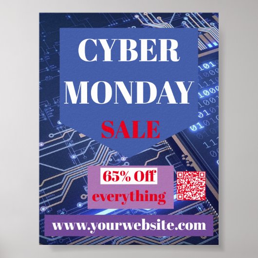 ポスター – Cyber Monday Sale (正面)