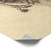 ポスター – Dachshundポートレートサイズ8.5インチx 11インチ (角)