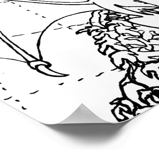 ポスター – Dragon Wings (角)