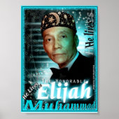 ポスター： Elijah Muhammad Lives ポスター (正面)
