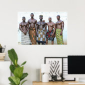 ポスター， En Afrique, Five Warriors ポスター (ホームオフィス)