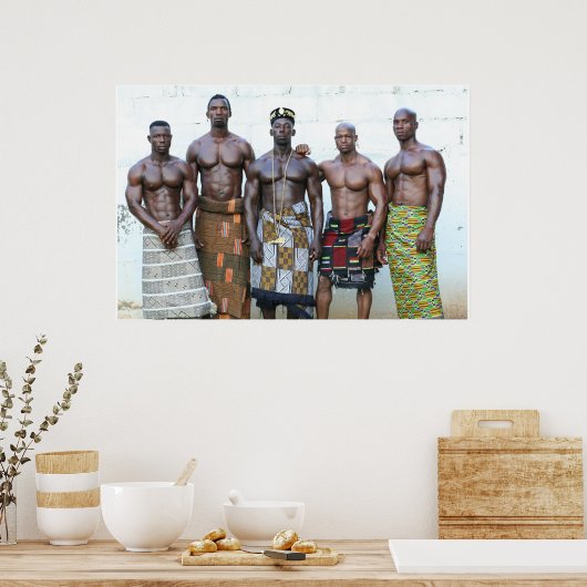 ポスター， En Afrique, Five Warriors ポスター (キッチン)