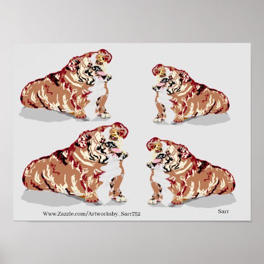 ポスター： ENGLISH BULL DOG ポスター (正面)