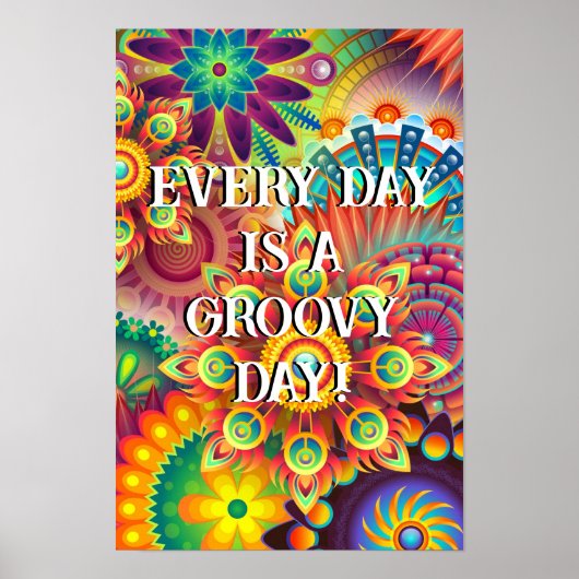 ポスター – Every Day is Groovy Sevties 1970sレトロ (正面)