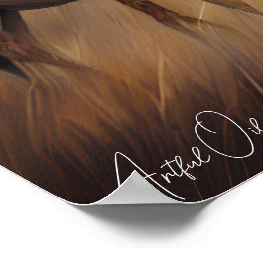 ポスター | Giraffes |油Artstyle (角)