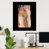 ポスター： GUSTAVクリムト: WATER SERPENTS II ポスター (ホームオフィス)