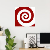 ポスター、Himno Spiral、サイズを変更してフレームを追加! ポスター (ホームオフィス)