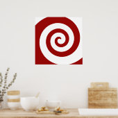 ポスター、Himno Spiral、サイズを変更してフレームを追加! ポスター (キッチン)