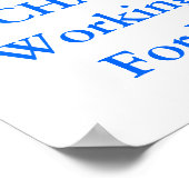 ポスター"HOPE"と"CHANGE" ポスター (角)