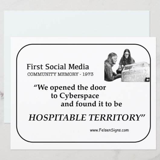 ポスター – Hospitable Territory (正面/裏面)