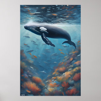 ポスター | Humpback Whale |アート