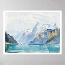 ポスター： JOHN SINGER SARGENT : BAY OF URI