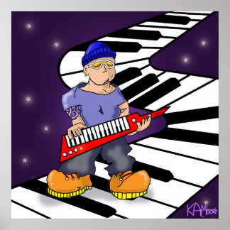 ポスター"Keez" - by Kev Moore ポスター