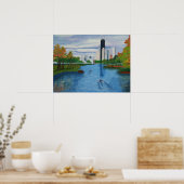 ポスター"Lincoln Park - Chicago" 24"x18" ポスター (キッチン)