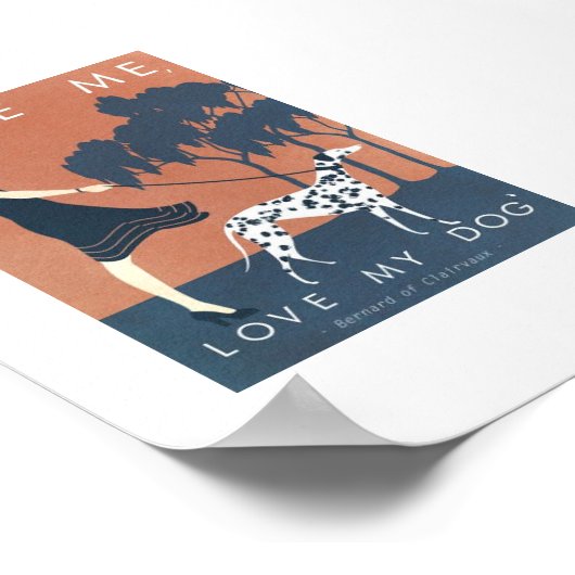 ポスター – Love Me, Love My Dog Bernard Clairvaux (角)