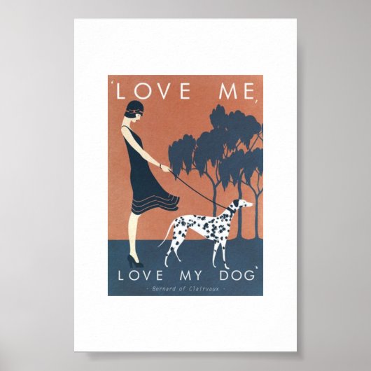 ポスター – Love Me, Love My Dog Bernard Clairvaux (正面)